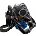 (RB810)Top quality latex rubber Full head conquer gas mask fetish hood accessory breathing control equipment fetish wear